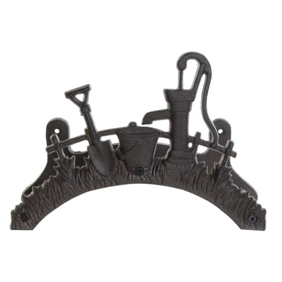 Slagtartó öntöttvasból, kert 27x14x19 cm