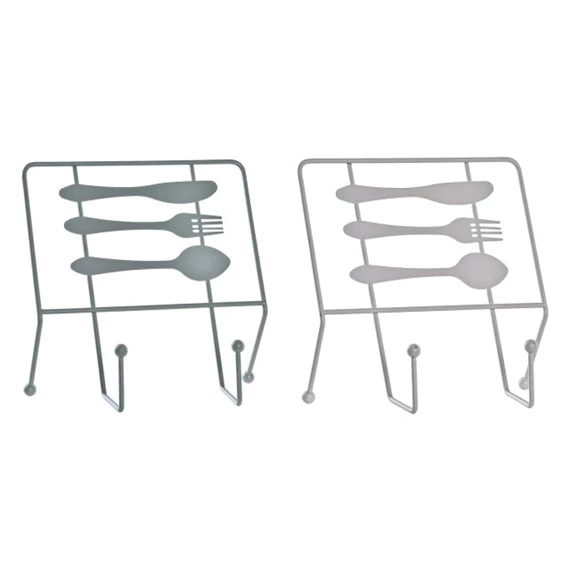 Szakácskönyv tartó, krómozott 23x13x22 cm 2 féle