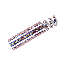 Szalagok irizáló 3,8 m világos rózsaszín S/18