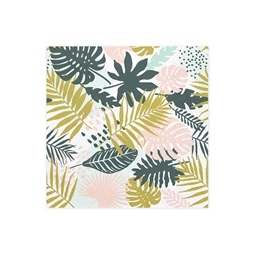 Szalvéta aloha levelek 33x33 cm S/20