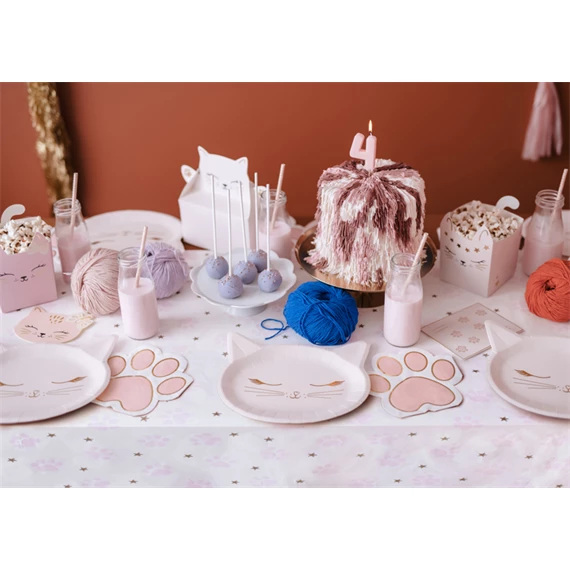 Szalvéta cica mancs, mix, 15,5 x 14,5 cm S/12