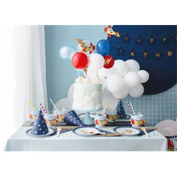 Szalvéta csillagok 33x33 cm sötétkék S/12