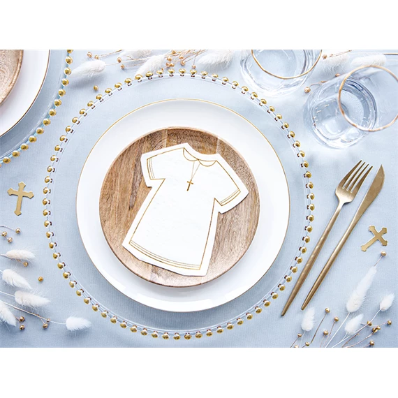 Szalvéta elsőáldozási alba 14x16 cm S/20