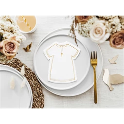 Szalvéta elsőáldozási alba 14x16 cm S/20