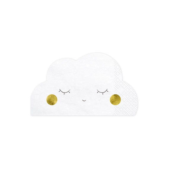 Szalvéta felhő 16x9,5 cm S/20