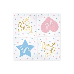 Szalvéta fiú vagy lány 33x33 cm S/20