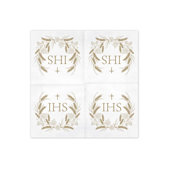 Szalvéta ihs 33x33 cm arany S/12