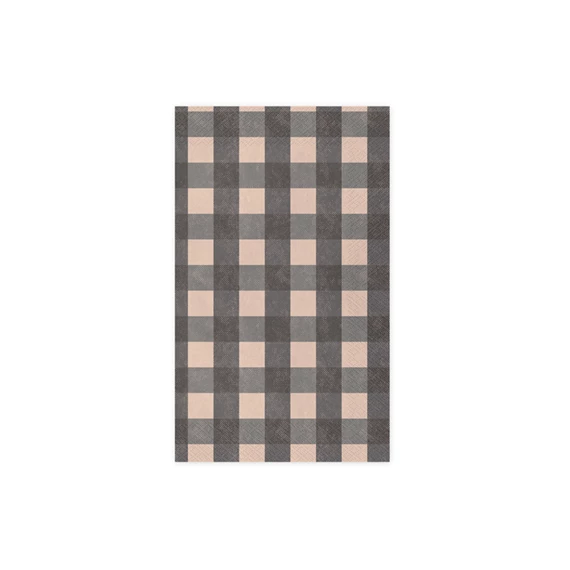 Szalvéta kockás 33x40 cm kevert S/20