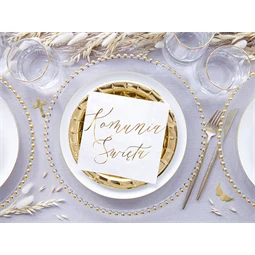 Szalvéta komunia święta fehér 33x33 cm S/20