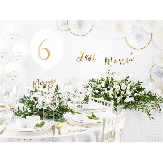 Szalvéta love arany 33x33 cm S/20