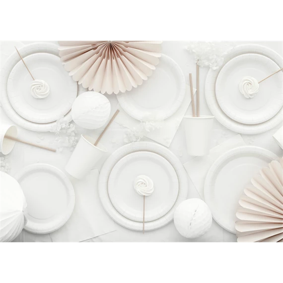 Szalvéta papír 33x33 cm fehér S/20