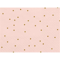 Szalvéta pöttyös 33x33 cm S/20