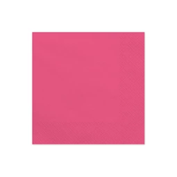 Szalvéta sötét rózsaszín 33x33 cm S/20