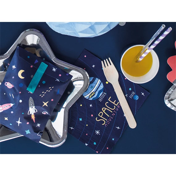 Szalvéta űr party 33x33 cm S/20