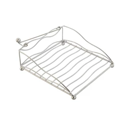 Szalvétatartó krómozott 19x19x7 cm