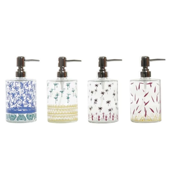 Szappantartó 10x8x17 cm 4 féle 450 ml