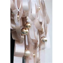 Szatén szalag törtfehér 25 mm x 25 m