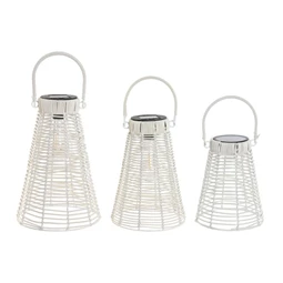 Szolár lámpa szett 20x20x30 cm S/3