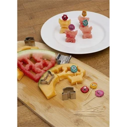 Gyümölcs daraboló készlet, szörnyecskés