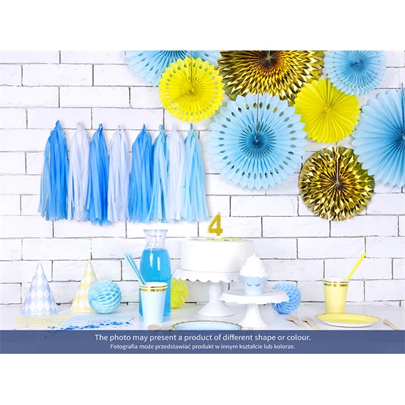 Születésnapi gyertya 9-es szám arany 7 cm