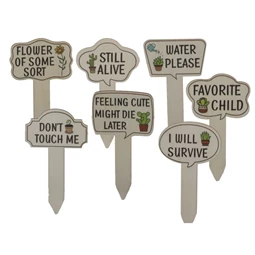 Tábla felirattal, betűzős 12,5 cm S/7