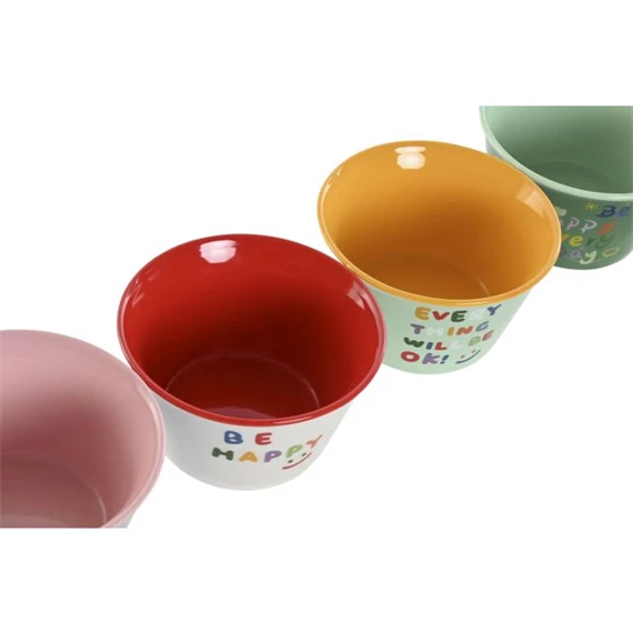 Tál felirattal 13,2x13,2x7,5 cm 4 féle