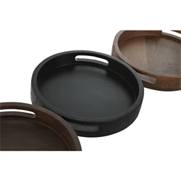 Tálca kerek 30x30x5 cm 3 féle