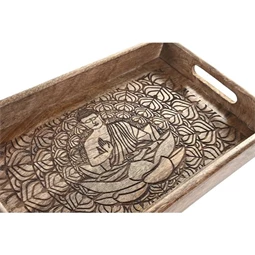 Tálca szett Buddha mintával 43x27,5x7,5 cm S/2