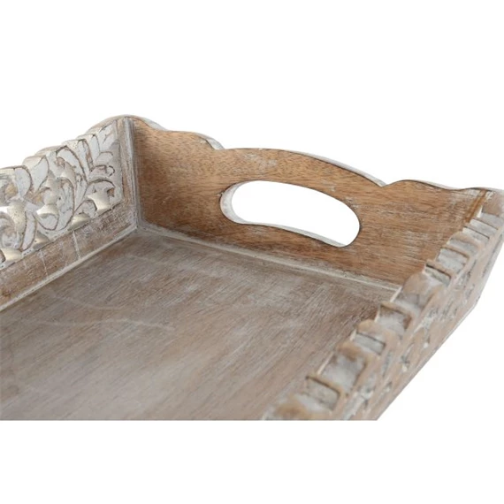 Tálca szett füllel szögletes 40,5x25,5x6,5 cm S/2