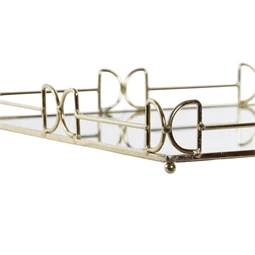 Tálca tükörrel 30x30x5 cm