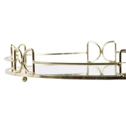 Tálca tükörrel 35x35x4,5 cm