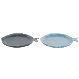 Tányér halas 22,6x20,5x2 cm 2 féle