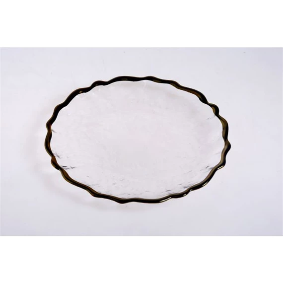 Tányér hullámos 16x16x1,5 cm