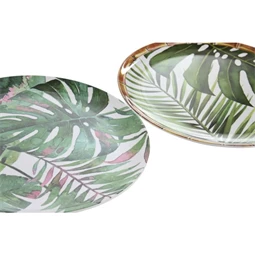 Tányér leveles 20x20x1 cm 2 féle