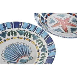 Tányér 23x23x3,6 cm 2 féle