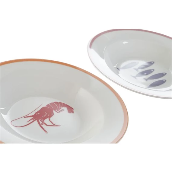 Tányér 21,5x21,5x3,5 cm 3 féle