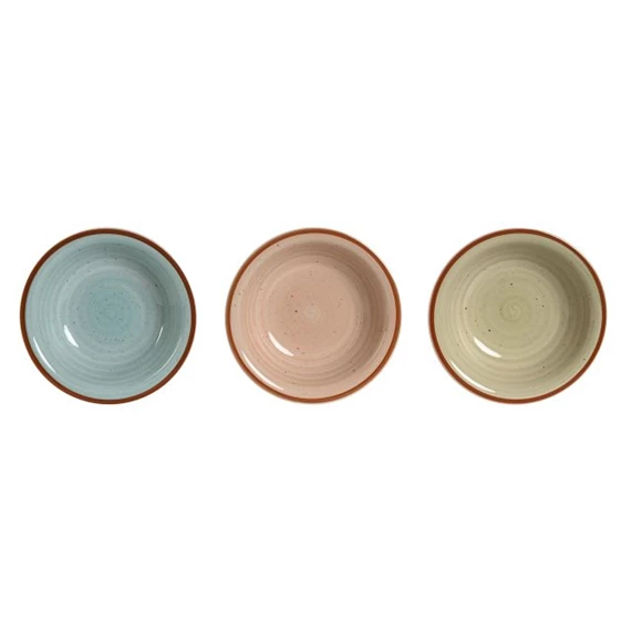 Tányér 21,5x21,5x5,5 cm 3 féle