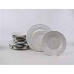 Tányér szett 20x20x3 cm S/4