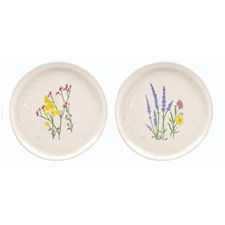 Tányér virág mintás 25,5x25,5x2,2 cm 2 féle