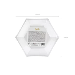 Papírtányér 40. születésnap arany 20 cm S/6