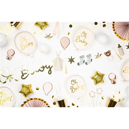 Papírtányér oh baby, mix, 17,5x22 cm S/6