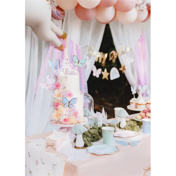 Tányérok unikornisos mix 18x18 cm S/6