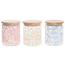 Tároló 10x10x12,5 cm 700 ml 3 féle