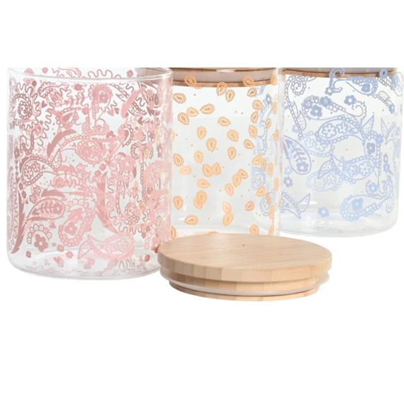 Tároló 10x10x12,5 cm 700 ml 3 féle