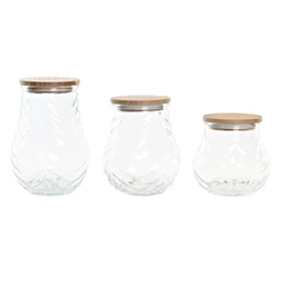 Tároló szett 13x13x19,5 cm 1500 ml S/3