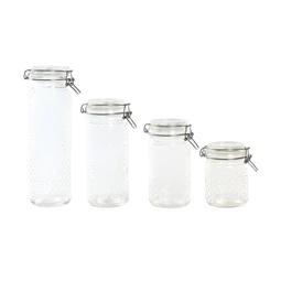 Tároló szett 10x10x33 cm S/4