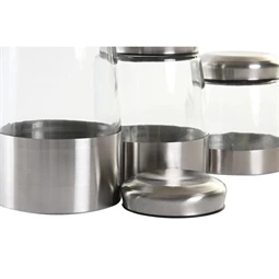 Tároló szett 12,5x12,5x21 cm S/3