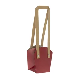 Tasak cserepes virághoz, füllel 11x7x12 cm