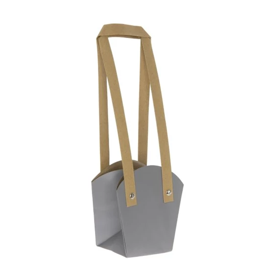 Tasak cserepes virághoz, füllel 13x9, 5x15 cm