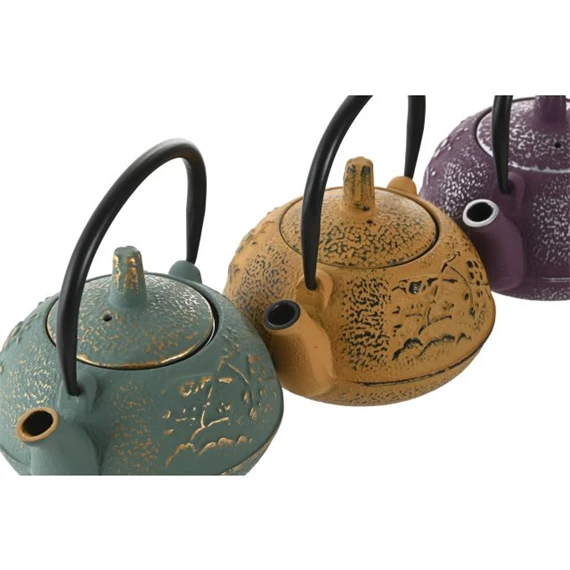 Teáskanna 13,3x11x12,5 cm 3 féle